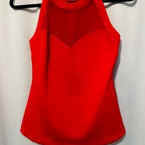 Guess Vibrant Red Women's Tank Top